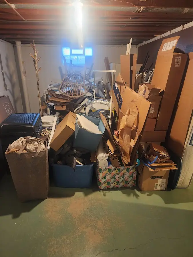 Roll-off dumpster container at job site for Construction Dumpster Rental in Conemaugh